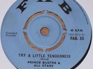 Prince Buster & All Stars Try A Little Tenderness / All My Loving Orig FAB 35 7