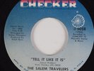 Gospel Soul Funk 45 SALEM TRAVELERS Tell It Like It Is CHECKER HEAR