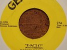 Roscoe Robinson Northern Soul 45 on Gerri That's It