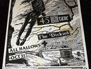 RARE 1984 45 GRAVE FLYER DICKIES MOODISTS @ FENDERS BALLROOM DEATHROCK PUNK KBD