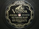 Victor 21247 Charles Johnson Paradise Ten Hot-Tempered Blues You Ain't Jazz 78 