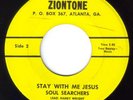 BLACK GOSPEL 45: SOUL SEARCHERS. ZIONTONE (NRC 494). RARE++++ VG++/NM. 1960'S.
