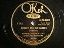 OKEH 8762-LONNIE JOHNSON/SPENCER WILLIAMS-MONKEY AND THE BABOON/WIPE IT OFF-E +