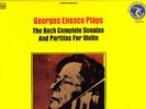 GEORGES ENESCO PLAYS BACH VIOLIN SONATAS & PARTITAS - COMPLETE 3 LP BOX OLYMPIC