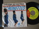 The Ronettes 45 + Picture Sleeve Walking In The Rain Phil Spector