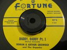 Rare Soul/R&B 45 Roman & Arthur Griswold Daddy Daddy on FORTUNE ORIG VG+ Blues