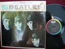 THE BEATLES   ROCK LP  MEET THE BEATLES  IN SHRINK, BROWN PRINT  COLORBAND VG++