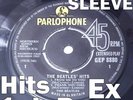 THE BEATLES Hits 7 EP E.P Love me do Please Me 45 UK Yellow Parlophone 1ST PRESS