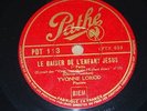 YVONNE LORIOD piano - Baiser de l'enfant Jésus Messiaen - 78 rpm Pathe
