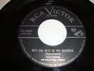 R&B/ BLUES - TERRY TIMMONS- RCA VICTOR 45 RPM- HE'S BEST IN THE BUSINESS- LISTEN