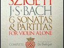 Szigeti: Bach Violin Sonatas & Partitas - Vanguard BG 627/9, beautiful copy