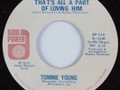 70s Soul Funk 45 TOMMIE YOUNG That's All A Part Of Loving Him SOUL POWER HEAR NM