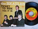 BEATLES 45 near mint TICKET TO RIDE ps 1965 Capitol NO SKIPS Rolling Stones era