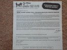 THE BEATLES ** RARE** OFFICIAL UK 1968 BEATLES FAN CLUB DOUBLE SIDED PROMO FLYER