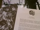 MISFITS - WALK AMONG US LP RUBY w/ INSANELY RARE PROMO SHEET VG++ DANZIG KBD