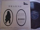 Erica Morini Westminster XWN 18592 BRAHMS  2 Sonatas for Violin + Piano NM