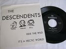 The DESCENDENTS PUNK 7 KBD 1980 JFA Agent Orange Circle Jerks Dead Kennedys DOA