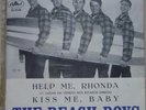 THE BEACH BOYS 1965 Help Me Rhonda P/S 7” RARE EXCLUSIVE  Single 45 BRAZIL