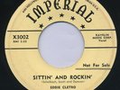 EDDIE CLETRO Sittin' and Rockin'/Daniel Boone   Rockabilly on IMPERIAL promo 45