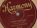 Ellington Stack O' Lee Blues, Red & Miff, Red Head Blues Harmony 601-H 78 rpm N
