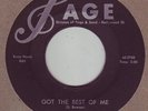 ROCKABILLY DONNIE BOWSER *GOT THE BEST OF ME* 1958