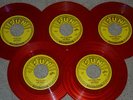 RARE & ON SALE ALL 5 ELVIS SUN UNPLAYED MINT RED VINYL 45s w/NEW PIC SLEEVES