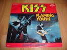 KISS Vinyl Single - Flaming Youth / God Of Thunder - very rare - Top