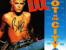 Billy Idol - Hot In The City 1987  UK 45 Autographed by Billy Idol Generation X