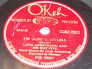 LOUIS ARMSTRONG & HIS HOT FIVE 78 rpm OKEH 8434 pre-war jazz