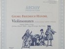 SEALED 2 LP Archiv - Melkus; Handel VIOLIN Sonatas - early press