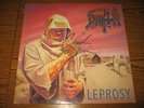 DEATH Leprosy LP ORG SIGNED BY CHUCK SCHULDINER AUTOGRAPHED DARK ANGEL MASSACRE