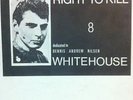 Whitehouse RIGHT TO KILL vinyl LP w/INSERT nurse with wound throbbing gristl OOP