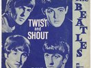 BEATLES Twist And Shout RARE UNIQUE Denmark p/s 45 b/w Boys ODEON blue back HEAR