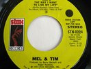 Mel & Tim - That's The Way I Want To Live My Life - Stax 0224 - Promo 45 rpm