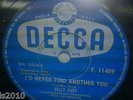 BILLY FURY 78 RPM RECORD INDIA DECCA F 11409