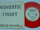 disque vynile 45 tours agnostic front no one rules 8 titres