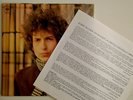 BOB DYLAN*blonde on blonde*SPANISH LP w/ rare sheet music critic*cbs*RED LABEL*