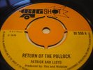 PATRICK & LLOYD RETURN OF THE POLLOCK / PROPHETS CONCORDE RARE SKINHEAD LISTEN