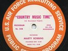 HEAR- Rare Radio Show LP - Country Music Time - Marty Robbins - Glaser Bros.- M-