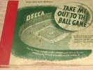 TAKE ME OUT TO THE BALLGAME 4x78 Set Frank Luther, Zora Layman Decca 120 Rare