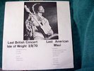 2 JIMI HENDRIX RECORD ALBUM LP ISLE OF WRIGHT/MAUI & JIMI HENDRIX LA GRANDE ROCK