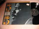 THELONIOUS MONK LP(RIVERSIDE 93505 STEREOPHONIC)5 BY MONK BY 5//MINT VINYL