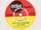 RAY SINGER. WHAT'S DONE HAS BEEN DONE. PROMO.ORIG UK EMBER 45.1966. MINT