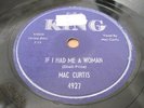 (HEAR) MAC CURTIS If I Had Me A Woman KING Original 78 Rockabilly Bopper Rocker