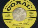 Buddy Holly-Slippin & Slidin & What To Do promo 45 record