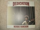 Herbie Hancock - Dedication LP RARE OOP Japan IMPORT in MINT Condition w/ Poster