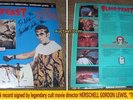 BLOOD FEAST / 2000 MANIACS LP SOUNDTRACK SIGNED BY HERSCHELL GORDON LEWIS