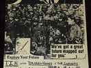 RARE 1983 TRUTH IN NUMBERS FLYER BROKEN HOMES CORSAIRS @ THE ON CLUB PUNK KBD