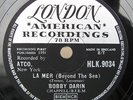 Bobby Darin - La Mer (Beyond The Sea) 1960 Number 1 (Rare London 78rpm)