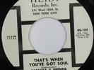 rare Soul 45 BARBARA & BRENDA that's when you've got soul HEIDI Hear